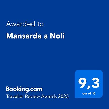 Mansarda A Noli Villa Eksteriør bilde